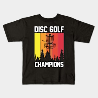 DISC GOLF CHAMPIONS Kids T-Shirt